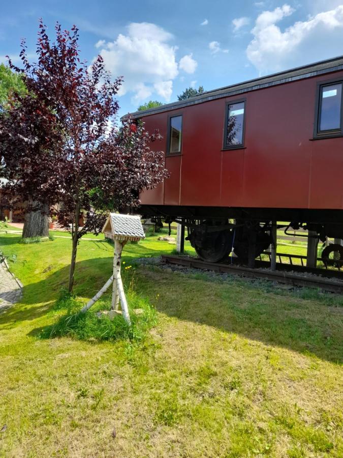 Eisenbahnromantik Im Urlaub Heinsdorfergrund Exteriör bild