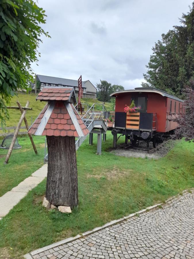 Eisenbahnromantik Im Urlaub Heinsdorfergrund Exteriör bild
