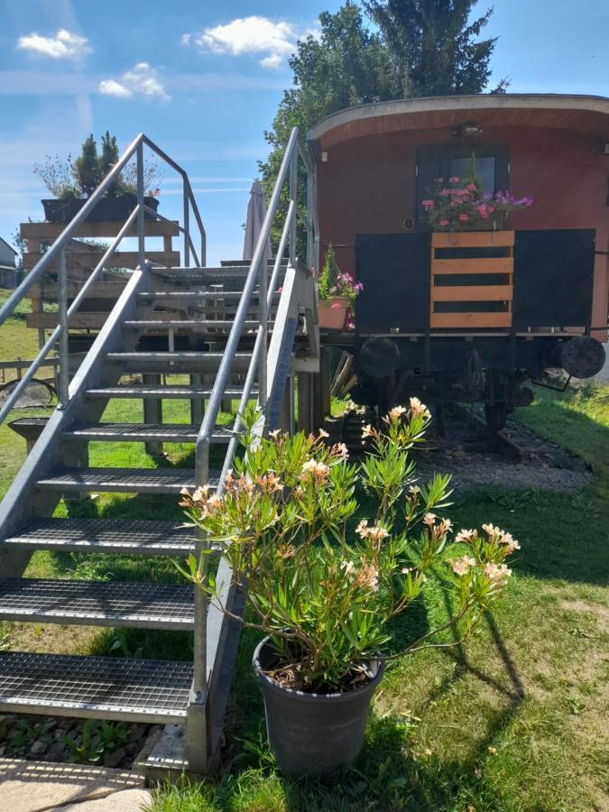Eisenbahnromantik Im Urlaub Heinsdorfergrund Exteriör bild