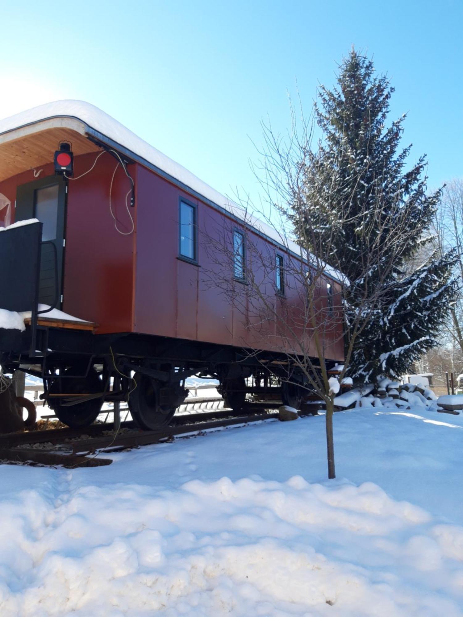 Eisenbahnromantik Im Urlaub Heinsdorfergrund Exteriör bild